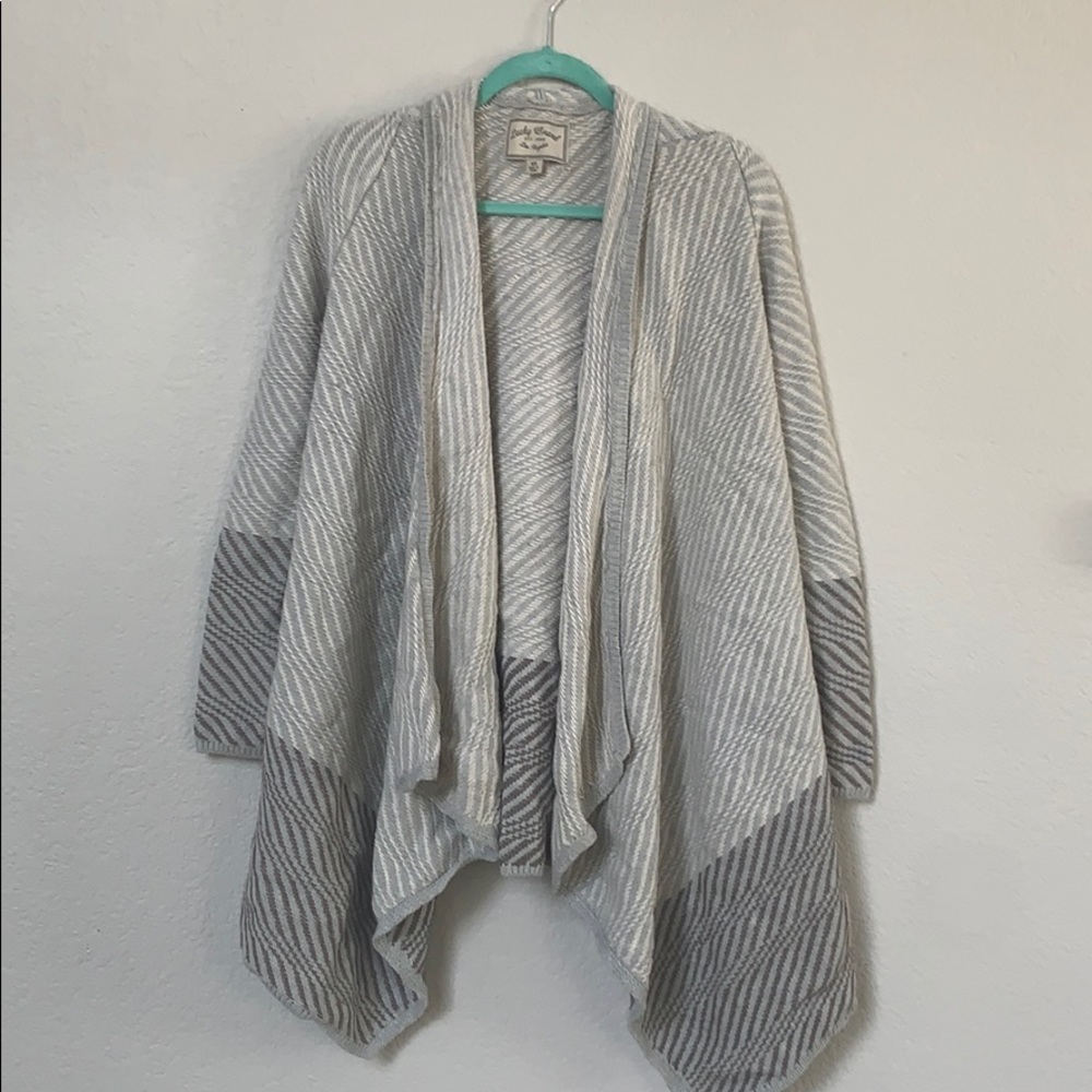 Knit sweater cardigan